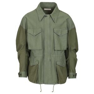 Celine Men Cotton Satin Parka